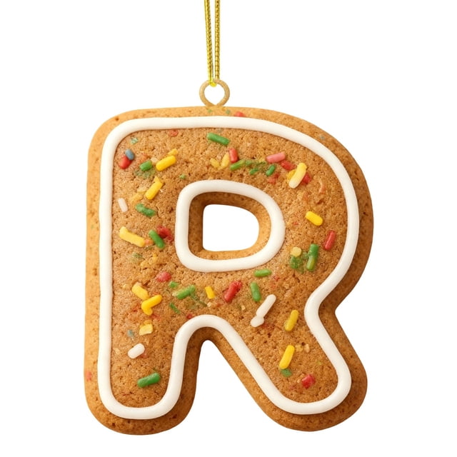 Adorno Navideño con 26 Letras, Colgante para Árbol de Navidad, Adornos Personalizados, Decoración Navideña, Decoración Colgante para Árbol de Navidad.