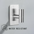 thumbnail image 5 of Adhesive Towel Hooks, Heavy Duty Wall Hooks, Towel Hooks for Bathrooms Adhesive, SUS304 Stainless Steel Waterproof Sticky Kitchen Hooks for Hanging Towel,Clothes,Robe,Brushed Nickel,4Pack, 5 of 7