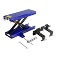 thumbnail image 3 of POWANLI Motorcycle Lift, 1100 lb Capacity Motorcycle Jack ,Motorcycle Scissor Lift Jack with Saddle and Safety Pins, 3 of 5