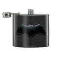 thumbnail image 2 of Justice League Movie Batman Logo Stainless Steel 5oz Hip Drink Kidney Flask, 2 of 4