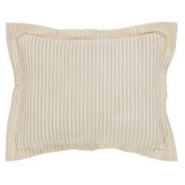 Better Trends SHASP2127IV Jullian Cotton Pillow Sham, Ivory - Standard Size