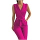 thumbnail image 4 of Mono de mujer, monos, monos de moda, vendaje, sólido, hombros descubiertos, tirantes, camisola, pantalones, mono con cremallera Odeerbi ODB-2, 4 of 8