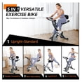 thumbnail image 6 of Indoor Exercise Bike - Foldable Stationary Bike with Magnetic Resistance, 260 LBS Capacity, Quiet Home Gym Bike with LCD Display, 6 of 6