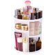 thumbnail image 5 of Caja de almacenamiento de acrílico para cosméticos, transparente, giratoria, para el hogar, para lápiz labial, cuidado de la piel, tocador de escritorio, 5 of 5