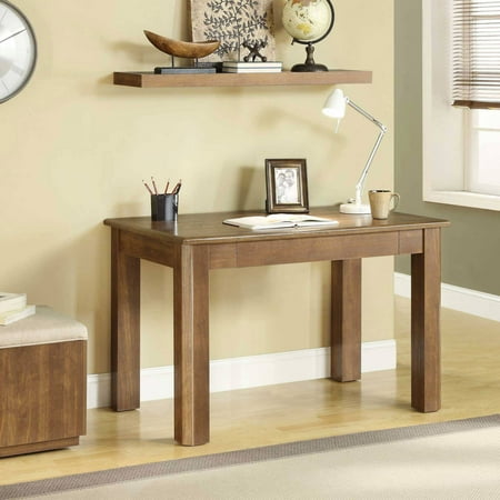 Whalen Renai Writing Desk With Center Drawer Wood Grain Finish