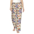thumbnail image 2 of Lsque Snake Print Women's Pajama Pants, Lounge Pant - Comfortable Home Wear,Elastic Waistband, Stylish Design-XX-Large, 2 of 9
