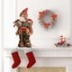 thumbnail image 3 of 1 adorno de muñeco de nieve y Papá Noel para decoración de mesa o escritorio (45 cm) 45 cm rojo corto, 3 of 8