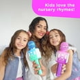 thumbnail image 7 of Move2Play, Kids Karaoke Microphone | Includes Bluetooth & 15 Pre-Loaded Nursery Rhymes | Birthday Gift for Girls, Boys & Toddlers | Girls Toy Ages 2, 3, 4-5, 6+ Years Old, 7 of 7
