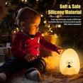 thumbnail image 3 of Squirrel Kids Night Light, Cute Silicone Baby Night Light with Touch Control, Squishy Portable Rechargeable Led Animal Nusery Lamp for Toddlers Room, 3 of 5