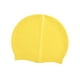 thumbnail image 4 of Gorro de natación de silicona Gorro de baño Gorros de baño Cómodos Protección para el cabello y los oídos Mantener Amarillo, 4 of 9