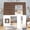 White+Brown Roof, variant on Bellemave Twin over Twin Bunk Bed with Ladder, Wood House Bunk Bed with Roof for Teens Bedroom, Oak+Smoky Grey