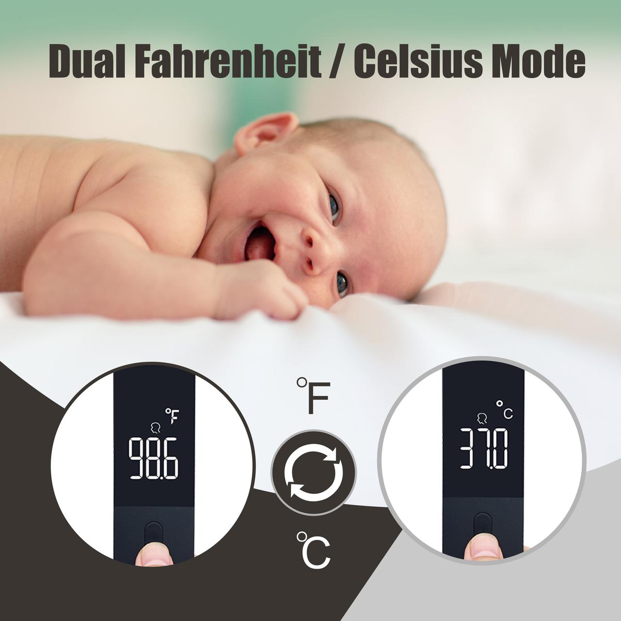 Amplim 1-Second LED Non-Contact Forehead Thermometer photo 4