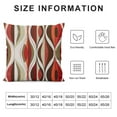 thumbnail image 5 of HENGT  Throw Pillow Cover Mid Century Modern Style Retro with Drop Shapes in Tones Abstract Decorative Throw Pillow Cushion Case for Home Couch Living Room Bed Sofa Car Pillowcase, 5 of 5