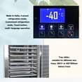 thumbnail image 2 of Kolice Commercial Heavy Duty 15 Trays Bakery Shock Freezing Blast Chiller & Freezer, Chest Freezer, Frozen Dough Blast Freezer, Freezer Cabinets-Lowest Temperature -40°F(-40°C), 2 of 10