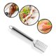 thumbnail image 3 of Batería de Cocina Escalador de limpieza de pescado, raspador de escamas de pesca, herramientas de cocina (plata) Tmvgtek Libre de BPA, 3 of 4
