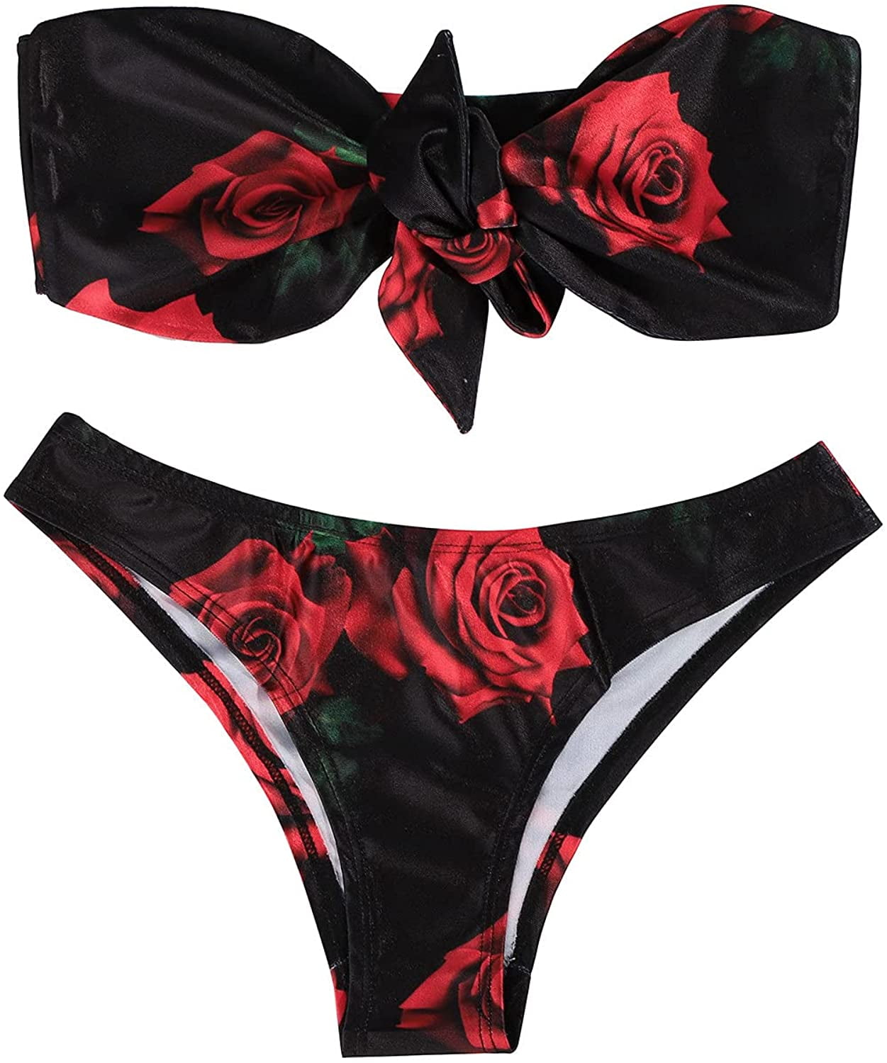 Bikini 2 Pièces Fille 6-14 Ans | Haut Croisé & Slip Triangle | Maillot De Bain Séchage Rapide Pour Plage & Piscine