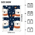 thumbnail image 3 of Ckdifva Polar Bears Snow A5 Ring Binder Notebook Journey Note Diary College Ruled Study 60 Pages, 3 of 8