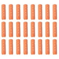 thumbnail image 1 of Uxcell 24Pcs Puntas de Cordones, Aglets de Aleación de 23mm para Reemplazo de Cuerdas de Zapatos, Naranja Brillante, 1 of 6