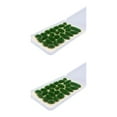 thumbnail image 4 of ZheElen 25x Simulation Cluster Green Grass for Train Scenery Decor Accessory Model Landscape Dark Green 6mm 2Set, 4 of 6
