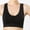 1-Black, variant on YWDJ Push up Bras for Women Plus Size Pullover Workout Bras No Underwire Gym Bras Spaghetti Straps Full Coverage Bras Low Support Hollow Bras Padded Mesh Sleep Bras Comfort Wrap Solid Bras Beige L