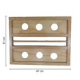 thumbnail image 3 of Caballete Infantil De Madera | Doble Pizarrón | para Niños | Entretenimiento alabio toys caballete para pintar / color honey / manualidades y arte, 3 of 3