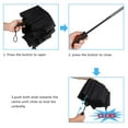 thumbnail image 5 of Umbrella, Windproof Travel Umbrella 10 Ribs Unbreakable Auto Open Close Waterproof Stormproof Canopy Rustproof Folding Compact Rain Umbrellas for Men/Women, Large Windproof Umbrella, Black, 5 of 9