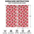 thumbnail image 2 of Nursery Curtains Boys Girls Kids Seamless Strawberry Print Pattern Window Drapes for Living Bedroom Playroom Room Decor Rod Pocket 42x84 Inch 2 Panels, 2 of 2
