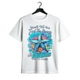 thumbnail image 1 of Smell The Sea, Feel The Breeze Women's Casual Short-Slee ve T-Shirt -Round Neck, Beach Graphic Design, Machin e Washable, Summer essential Top for Women, 1 of 6