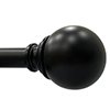 thumbnail image 5 of Better Homes & Gardens 1” Matte Black Ball Adjustable Curtain Rod, 42”-120”, 5 of 5