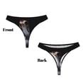 thumbnail image 3 of Fotbe Black Cobra Snake Tanga Sin Costuras para Mujer con Estampado – Panties Invisibles, Transpirables y Cómodos para Uso Diario-XX-Large, 3 of 6