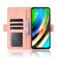 thumbnail image 3 of Case for Motorola MOTO G9 Plus Cover Adjustable Detachable Card Holder Magnetic closure Leather Wallet Case - Pink, 3 of 5