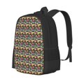 thumbnail image 1 of Balery Doodle Food Mochila para hombre y mujer - Tela Oxford 600D resistente - Gran capacidad, resistente al agua, ideal para la escuela, viajes y senderismo, 1 of 6