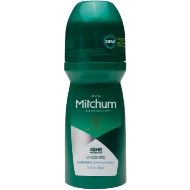 Mitchum Advanced Anti Perspirant & Deodorant, Unscented, 3.4 oz (Pack