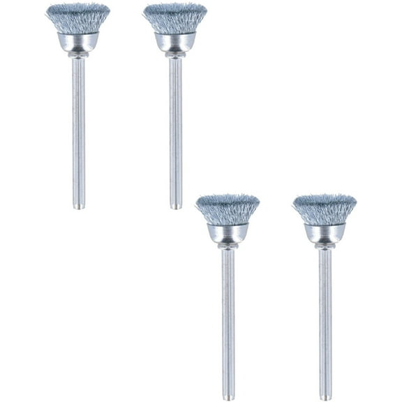 Dremel Genuine OEM Replacement 3/4" Steel Brushes, 4 Pack, 442-02-2PK
