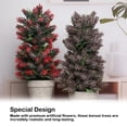 thumbnail image 4 of Wosthever Planta Artificial con lavabo, árbol de imitación, plantas en maceta simuladas, para interiores y exteriores, para el hogar, adorno de bonsái Plantas Artificiales tipo5 Wosthever HA084729-05, 4 of 6