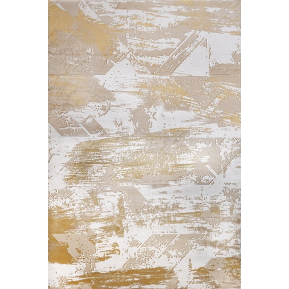 Yellow Geometric Area Rugs for Living Room Washable Rugs Boho Moroccan Area Rug Soft Neutral Geometric Bohemian Carpet Distressed Indoor Rug for Bedroom Dining Room Office Foldable Nonslip Rug