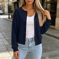 thumbnail image 3 of yillto Cardigan for Womens Button down Long Sleeve Cardigans Sweaters Knit Casual Fall Clothes, 3 of 7