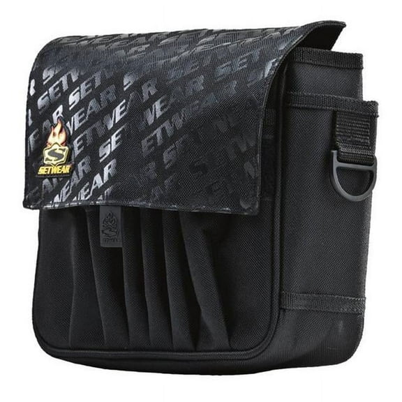 SetWear SW-05-515 7 x 8.5 in. Jumbo AC Pouch, Black