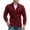a-Red21246, variant on VNKIDY Men's Sweater Coat Autumn Winter Slim Fit Solid Color Cable Knit Cardigan Long Sleeve Shawl Collar Button Down Thermal Sweater For Cold Weather Daily Wear Classic Knitwear