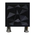 thumbnail image 2 of Buro Recamara Mueble Luz Led Ensamblado Negro Minimalista, 2 of 4