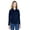 Navy Blue, variant on Men's Radar Quarter-Zip Performance Long-Sleeve Top - BLACK - XL