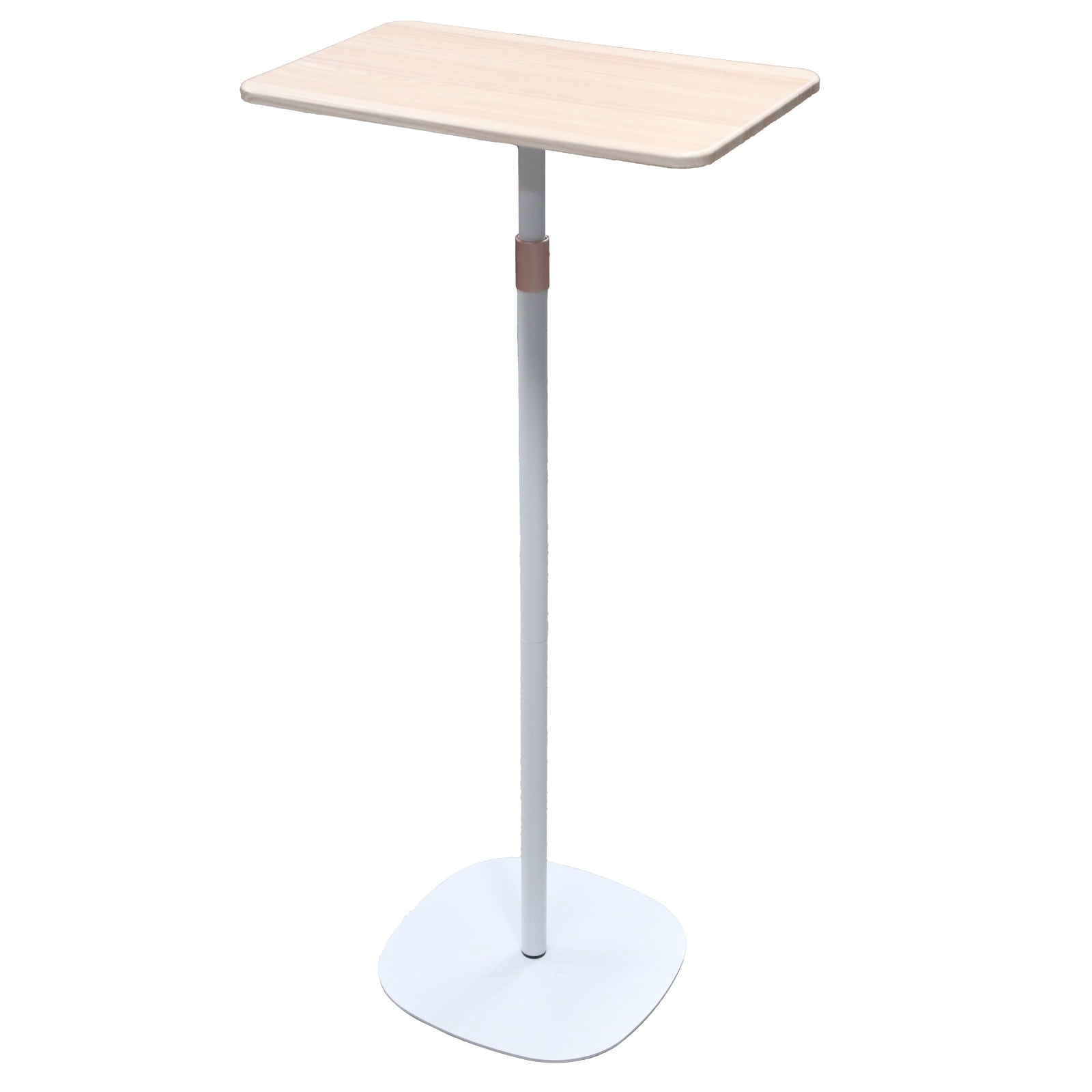 DERCLIVE Portable Laptop Floor Stand, Bedside/Sofa Table with Height Adjustable 18''~47'', Projector Stand, Teacher Podium for Home, Office, Classroom