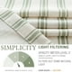 thumbnail image 5 of Cortinas de cocina Jinchan a rayas, 36 cm, color verde café, 2 paneles, 5 of 8