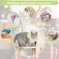 thumbnail image 6 of Minzimin 1Pack Cat Cone Collar Soft, Waterproof Cats Cones to Stop Licking After， Adjustable Soft Elizabeth Cats Collars , Flower Shape Cat Recovery Collar, 6 of 8