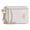 IM/Chalk, variant on Zip Card Case in Pearlized Signature Patent Leather with Heart Charm and Chain Wrist Strap, Pink