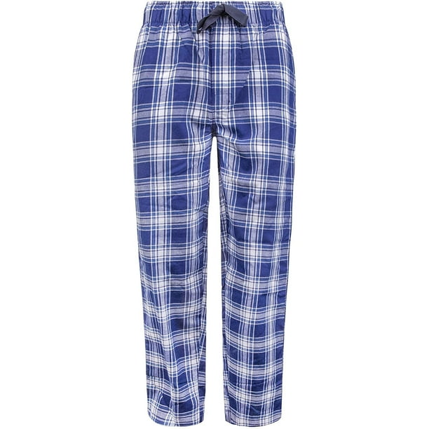 Ban bod Onderhoudbaar Chaps Soft Touch Woven Pajama Pants for Men Relaxed fit Pajama Pant 65%  Polyester, 35% Rayon. Navy Plaid, Medium - Walmart.com