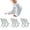 White, variant on 3 Pairs Neuropathy Socks for Women and Men, Soothe Socks for Neuropathy Pain, Compression Socks, Ankle Brace Plantar Fasciitis Relief (L/XL )