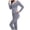 Gray, variant on Womens Heated Thermal Underwear Set Usb Charge 11 Zone Intelligent Heated Cold Winter Thermal Underwear Heating Underwear Base Layer Set Top Bottoms