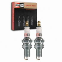 2 pc Champion 9804 Iridium Spark Plugs for 4506 4507 4510 RN8WYPB3 WGR7DQI WGR8DQI WGR9DQI Ignition Wire Secondary Fits select: 1986-1989 NISSAN D21, 1985-1986 NISSAN 720