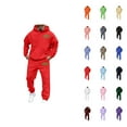 thumbnail image 1 of Boston Tracksuit for Men 2025 Fall Winter Hooded Sweatshirt Sweatpants Set Hoodies Joggers Set Mens Tracksuit, 1 of 7